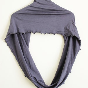 Organic Infinity Scarf GREAT GIFT Many Colors Available Organic Cotton Blend image 4