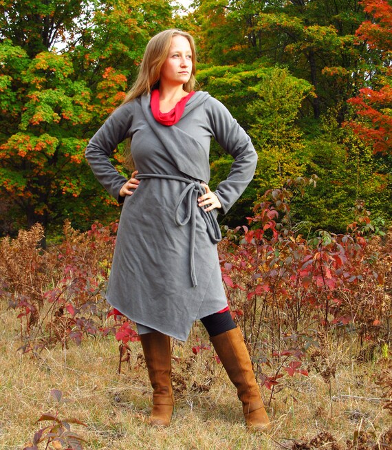 Everyday Organic Fleece Wrap Coat Made to Order Choose Etsy