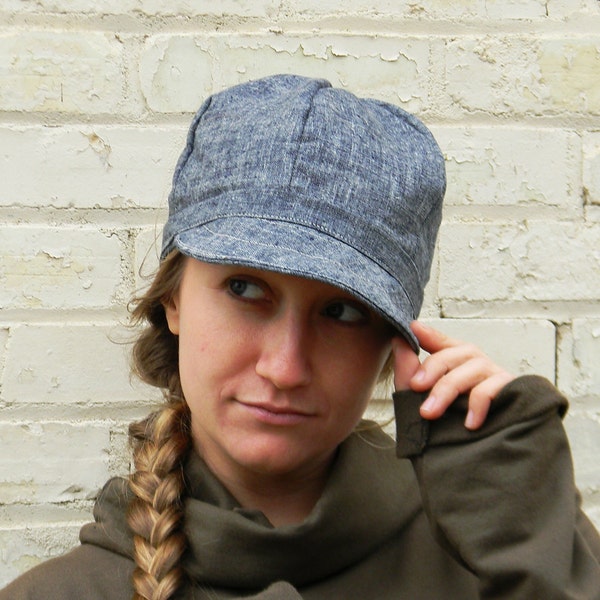 The Welder's Cap (Hemp Organic Cotton Denim)