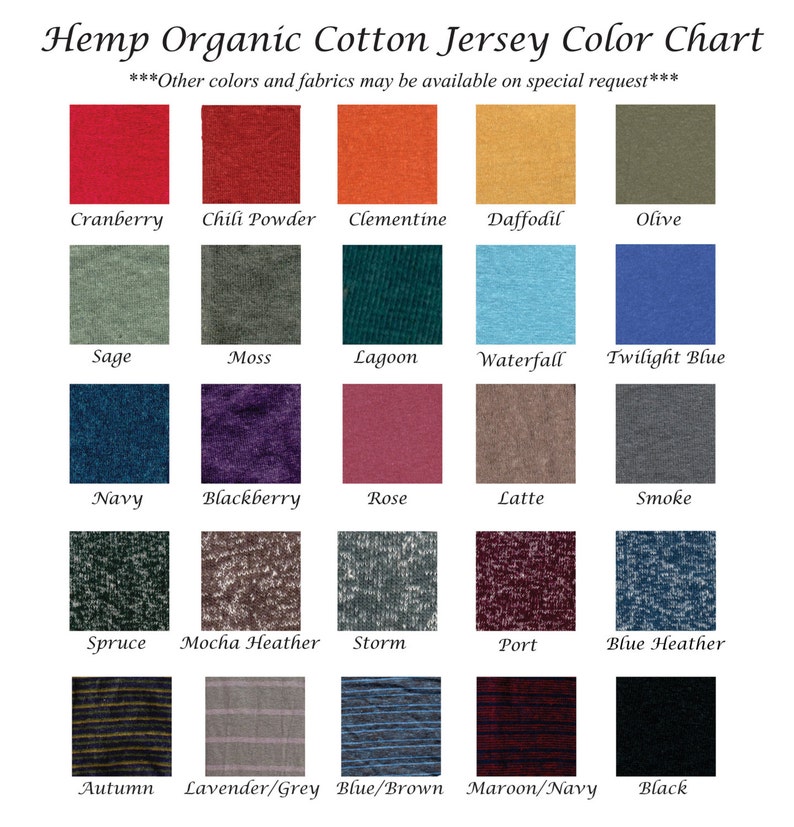 Several Colors Available Hemp Organic Cotton Full Length Wrap Skirt Made to Order