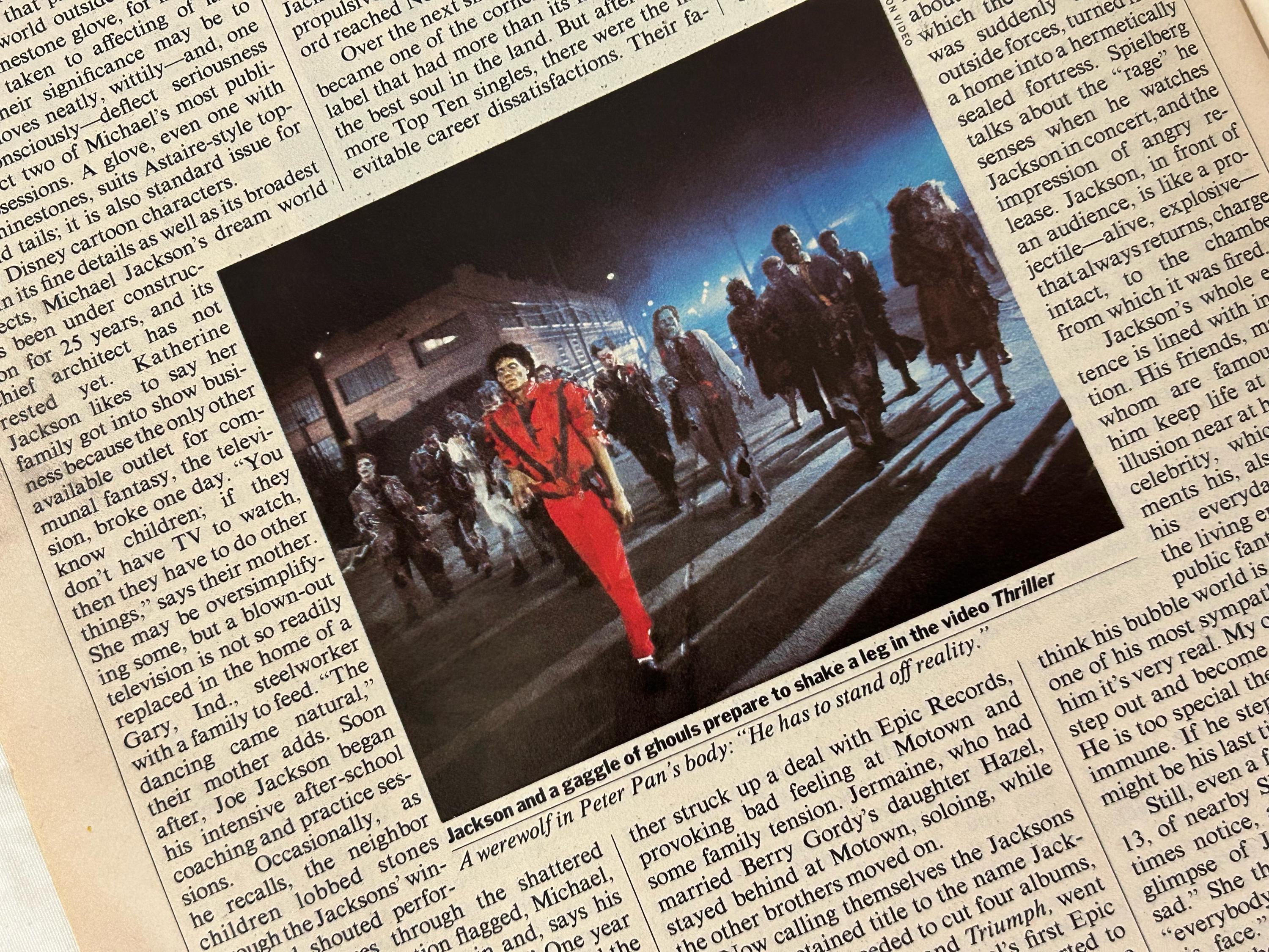 1984 Michael Jackson Time Magazine - Etsy