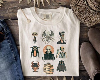 Vintage Zombie T-Shirt Design Halloween Horror PNG Digital Download