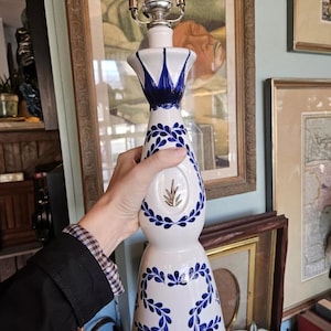 Clase Azul Hand Painted Bottle Lamp