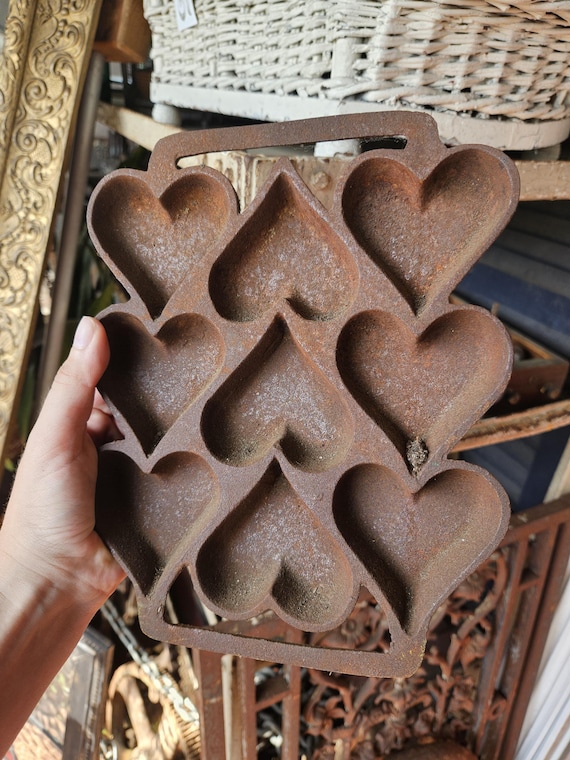 Heart Shaped Cast Iron Heart Pan Cast Iron Heart Shaped Cake Pan X