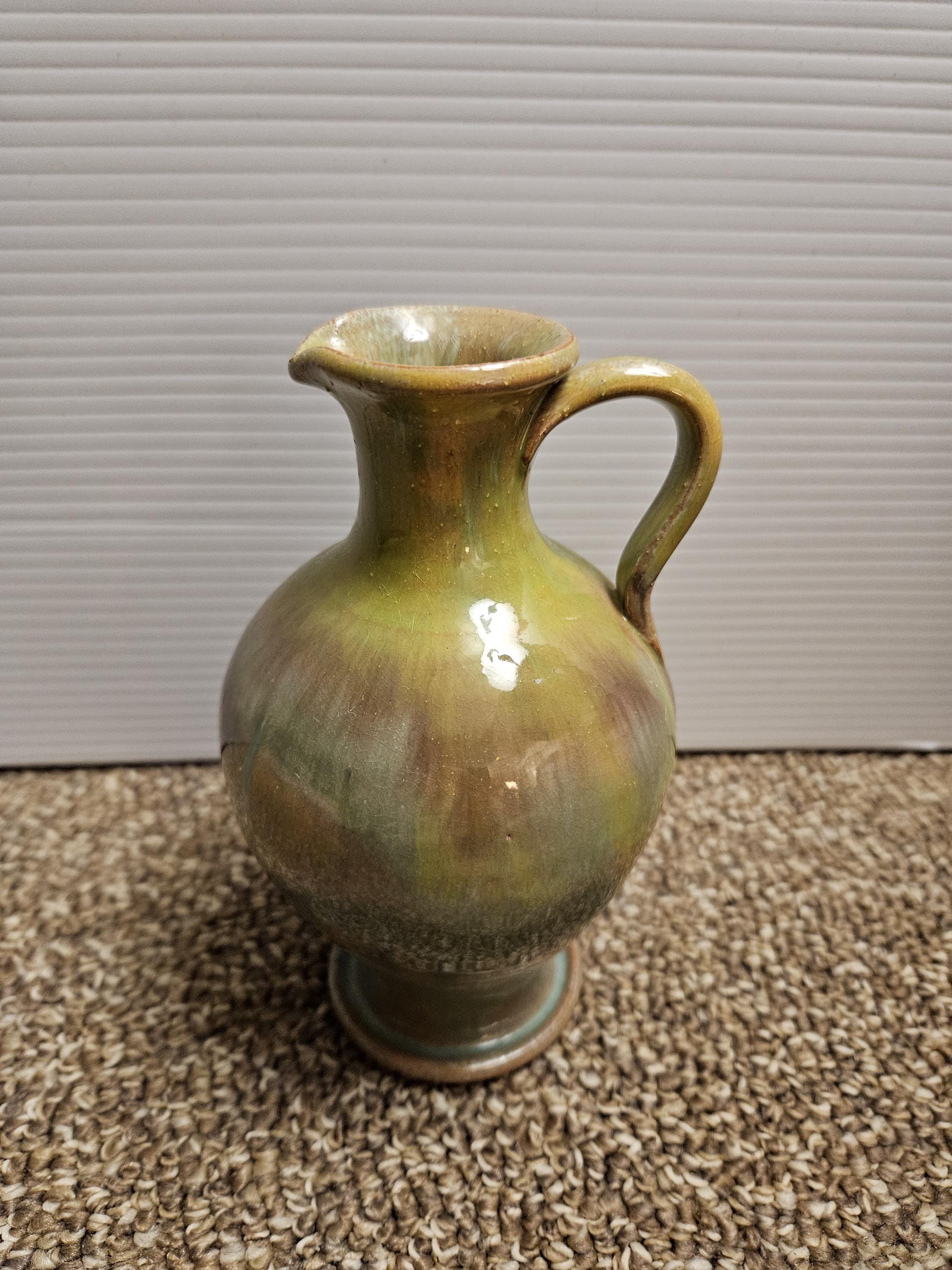 虹色のハンドル付き水差し マルチカラー 6インチ ヴィンテージ - Etsy 日本