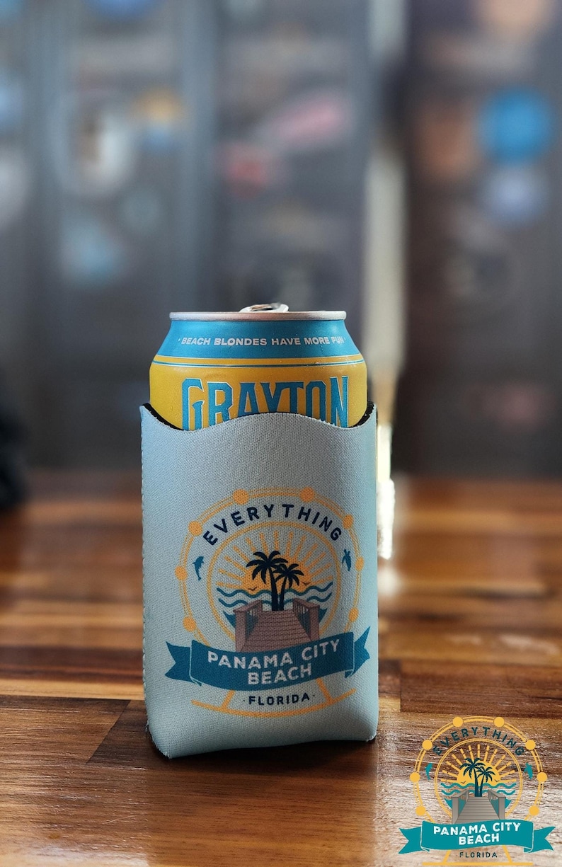 Everything Panama City Beach, FL Can Cooler EPCBFL Signature Logo Can