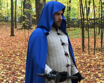 COMBAT cape - Royal blue polyester - custom length