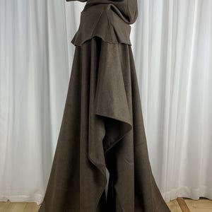 Brown MONK WOOL Cloak - Custom Length - Etsy