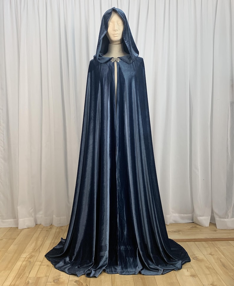 HALF CIRCLE Velvet Cloak - Custom Length and Color - Etsy