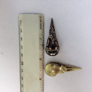WHOLESALE Metal bird skull pendant or button silver brass wholesale price image 7