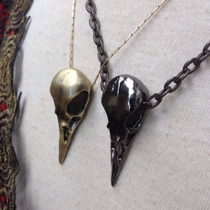 WHOLESALE Metal bird skull pendant or button silver brass wholesale price image 4