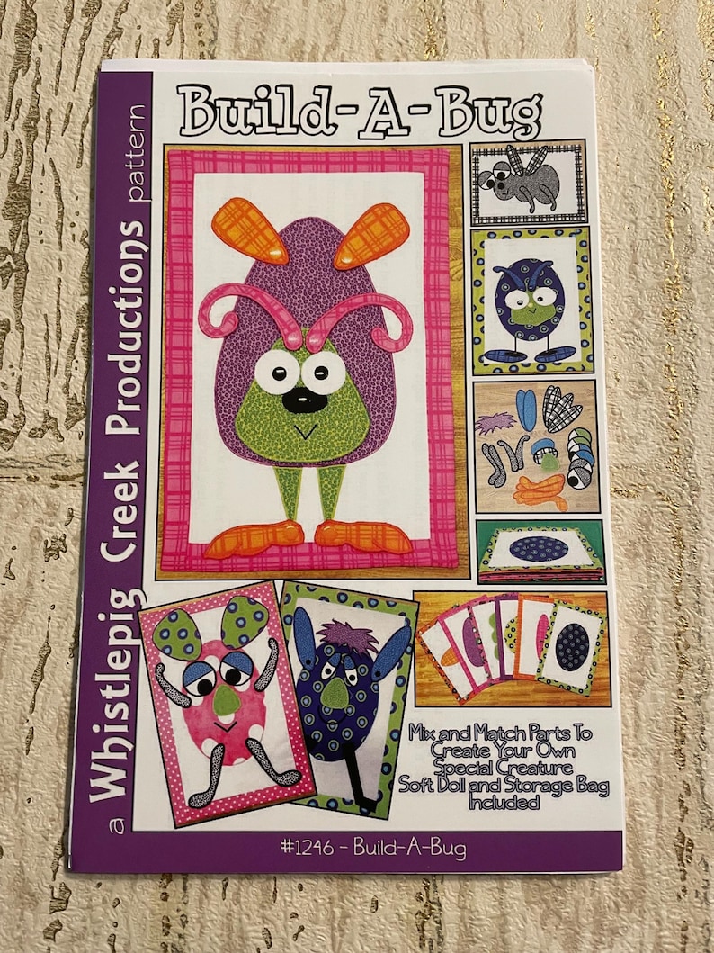 Whistlepig Creek Productions Pattern Build A Bug 1246 Wallhanging Busy ...