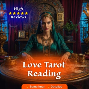SAME HOUR Love Tarot Reading, In Depth Psychic Love Reading, Twin Flame Reading, Psychic Love Tarot Reading, Soulmate Reading, Relationship