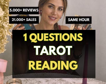 Same Hour 1 Question Tarot Reading : Love, Career & Life Insight, Personalized Guidance, Detailed Answers