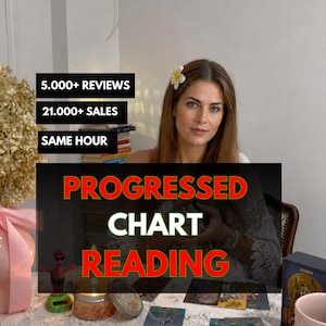 Personalized Progressed Astrology Chart Reading | Same Hour