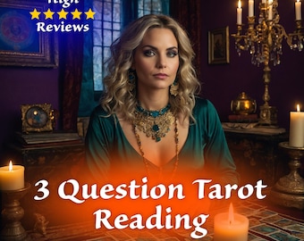 3 Question Tarot Reading, Tarot Cards Reading, Same Hour Tarot Reading, Psychic Love Tarot Reading, Love, Career, Future Reading, Love Tarot