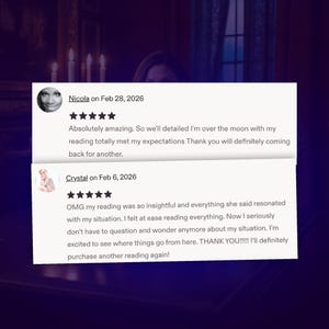 Pu&ograve; includere: Immagine di due recensioni di clienti con valutazioni a cinque stelle. Le recensioni, di Nicola e Crystal, datate 28 febbraio 2026 e 6 febbraio 2026, sono su uno sfondo scuro con un'immagine sfocata di una persona.