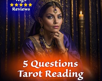 SAME HOUR | 5 Question Tarot Reading, Tarot Cards Reading, Same Hour Tarot Reading, Psychic Tarot Reading, 5 Question Psychic Tarot Reading