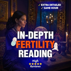 SAME HOUR Fertility Tarot Reading, Detailed Pregnancy Reading, Same Day Conception Prediction, In-Depth Gender Reading, Pregnant Readings
