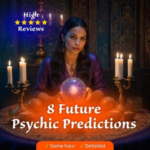 8 Zukunftspsychische Voraussagen, Tarotkartenlegung, zukünftige psychische Lesung, Wahrsagerin, Gleiche Stunde Liebeslesung, Zukunftslesung