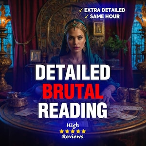 Detailed Brutal Reading Same Hour | Brutal Tarot Reading | Brutally Honest Psychic Reading | Brutal Psychic Reading | No Sugar Coating