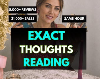 Exact Thoughts Psychic Reading, Love Clarity, Relationship Insight (Same Hour)