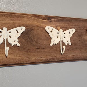 Wall Mounted Butterfly Hook Rack - Etsy