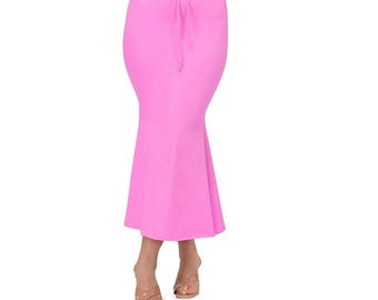Pink Shapewear Skirt: Slimming Saree Petticoat, Evening Outfit