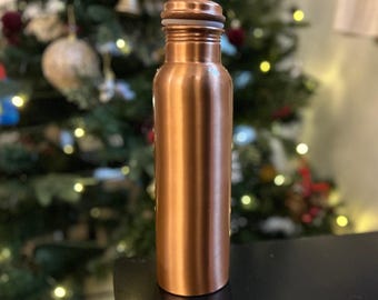 Handcrafted Copper Water Bottle – Ayurvedic, Leak-Proof 1L