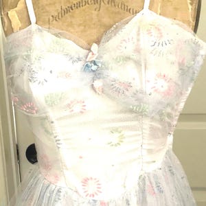 1950’s Baby Blue Tulle Prom Dress * 50’s Cupcake Dress * 50’s formal Dress * 50’s prom dress * Homecoming dress * Vintage Prom Dress