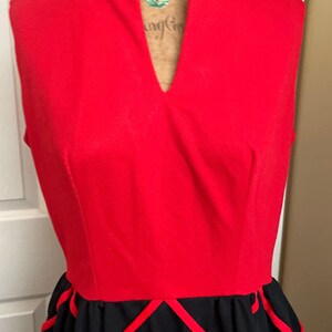 1970’s Red and Black print Maxi dress, 70’s party dress, 1960’s maxi dress, Halloween costume, 70’s party,