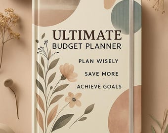 Ultimate Budget Planner / Printable Budget Planner / Monthly finance tracker / Easy Budget Tracking
