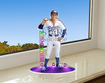 Figurine décorative Elton John, voyageur debout, cadeau d'anniversaire, poupée Elton John, rare, oeuvre d'art 4K, Elton John Merch, photo, souvenirs d'Elton John