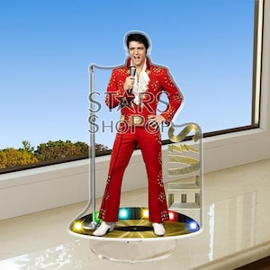 Elvis Presley Decoration Figure, Standee, Birthday Gift, Elvis Presley Doll, Rare, ArtWork 4K, Elvis Presley Merch, Photo, Elvis Memorabilia