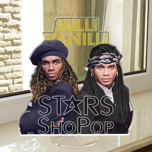 Milli Vanilli Figure, Standee, Birthday Gift, Milli Vanilli Doll, Rare, ArtWork 4K, Milli Vanilli Merch, Photo, Milli Vanilli Memorabilia