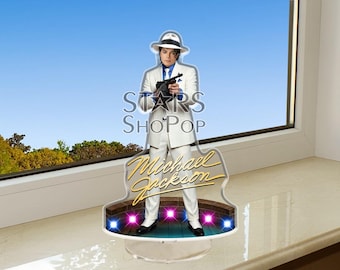 Figura decorativa de Michael Jackson, figura de cartón, regalo de cumpleaños, muñeco de Michael Jackson, artículo raro, merchandising de Michael Jackson, foto, recuerdos de Michael