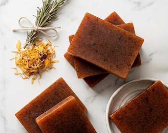 Handcrafted Facial Soap Bar for Gentle Cleansing and Nourished Skin