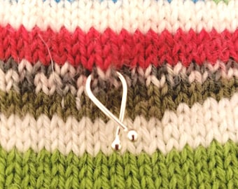 Sterling Silver Stitch Markers for Knitting and Crochet - Mixed Sets