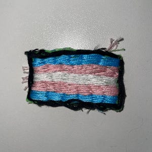 Transgender Pride Flag Embroidered Patch