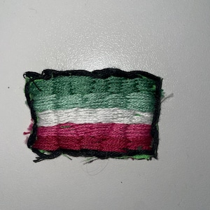 Abrosexual Pride Flag Embroidered Patch