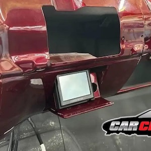 Support de cendrier d'écran Holley EFI 3,5 pouces Terminator X/Sniper imprimé en 3D pour Chevrolet C10/K10 1973-1987 - Fabrication Squareroot