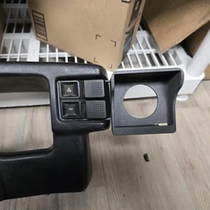 Interruptor de luz de emergencia Holley EFI de 3,5 pulgadas para Terminator X/Sniper, impreso en 3D, para Ford Mustang 1987-1993 - CarChains3d Sunvisor W/O CAN Cable Access (Hidden Wire)