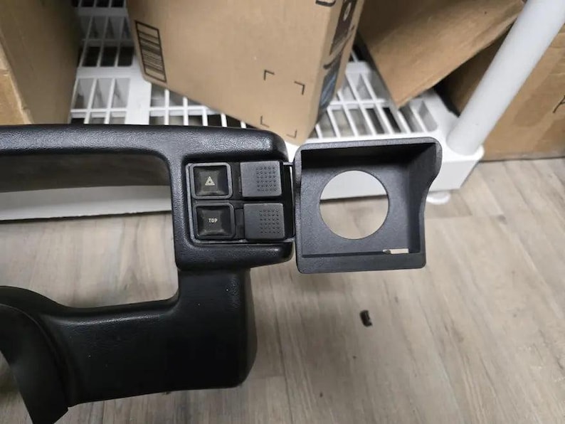 Interruptor de luz de emergencia Holley EFI de 3,5 pulgadas para Terminator X/Sniper, impreso en 3D, para Ford Mustang 1987-1993 - CarChains3d Sunvisor W/O CAN Cable Access (Hidden Wire)