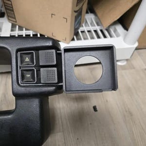 Interruptor de luz de emergencia Holley EFI de 3,5 pulgadas para Terminator X/Sniper, impreso en 3D, para Ford Mustang 1987-1993 - CarChains3d W/O Sunvisor W/ CAN Cable Access