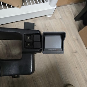 3D Printed Holley EFI 3.5 Inch Terminator X / Sniper Screen Hazard Switch for 1987-1993 Ford Mustang - CarChains3d