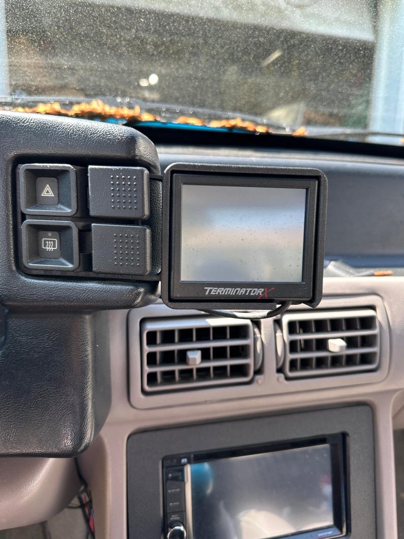 Interruptor de luz de emergencia Holley EFI de 3,5 pulgadas para Terminator X/Sniper, impreso en 3D, para Ford Mustang 1987-1993 - CarChains3d imagen 8