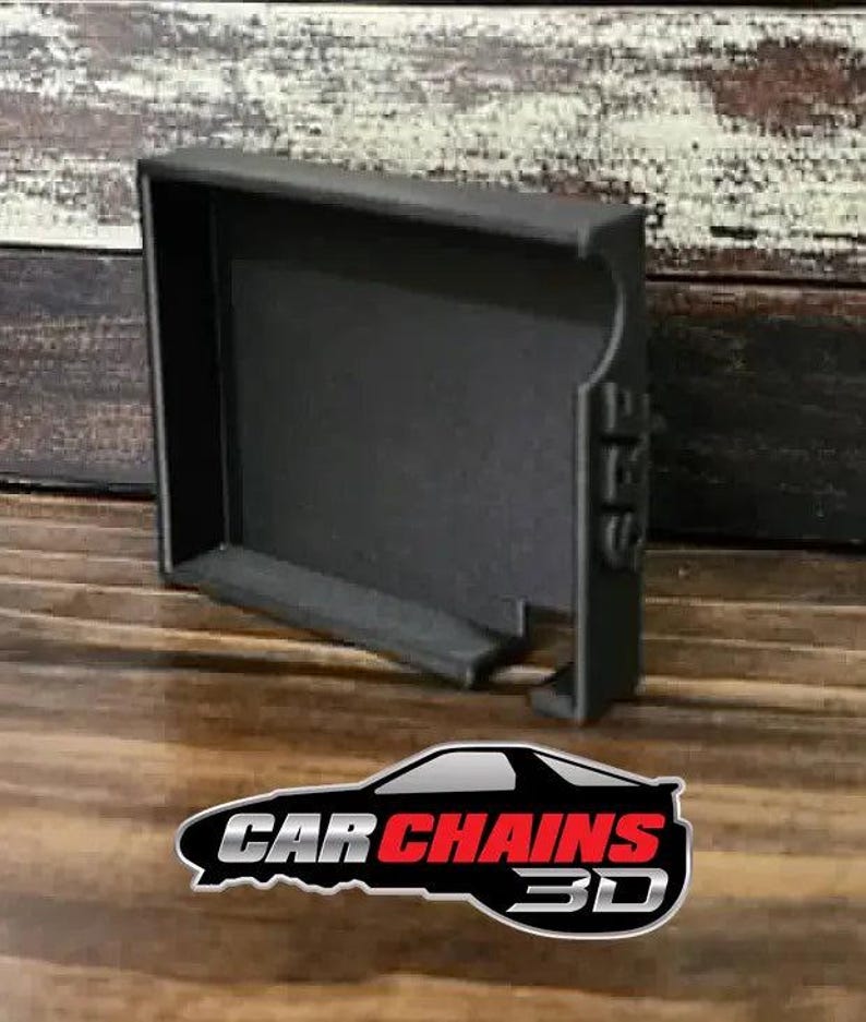 Upgrade your 1973 to 1987 C10 and K10 with the perfect solution for mounting your Holley 3.5" screen. Designed by Square Root Fabrication and offered through CarChains3d, this ashtray mount provides a seamless integration for LS swapped trucks, placi