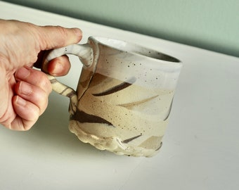 Nerikomi ware,colored clay cup,Espresso mug,clay teacup,stoneware cup,pottery tea cup,stoneware mug,multi coloured clay cup
