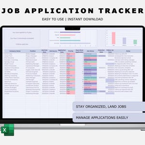 Job Search Tracker: Excel Template for Application & Interview Management