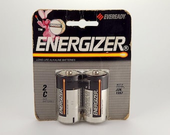 Vintage schrikdraadapparaat uit de jaren 90, C-batterijen, verlopen in 1997 (nieuwe oude voorraad)